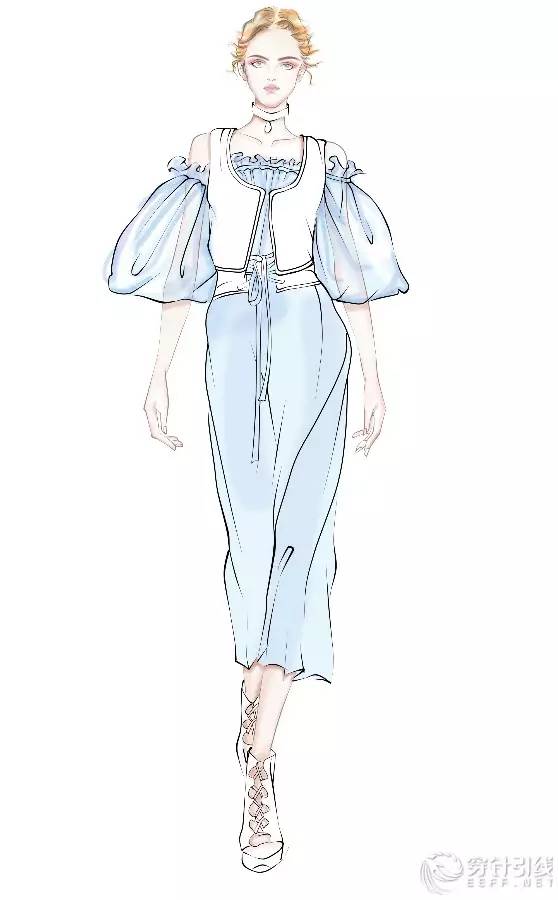 时装手绘与电脑服装效果图: 传统与数字的交织之美